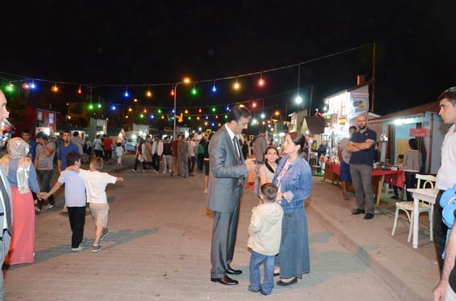 BAŞKAN RAMAZAN SOKAĞINI GEZDİ