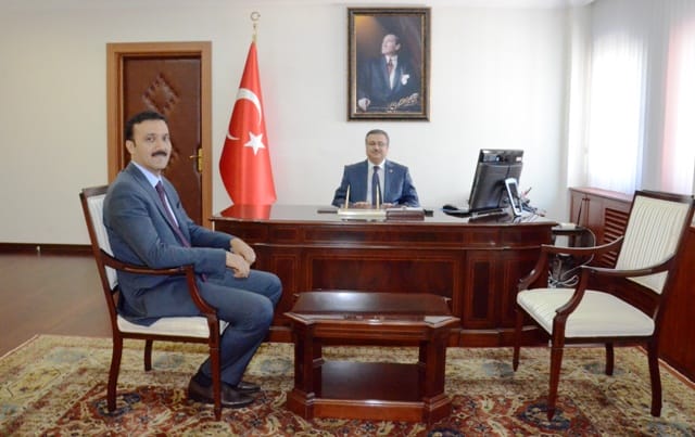 BAŞKAN VALİYİ ZİYARET ETTİ