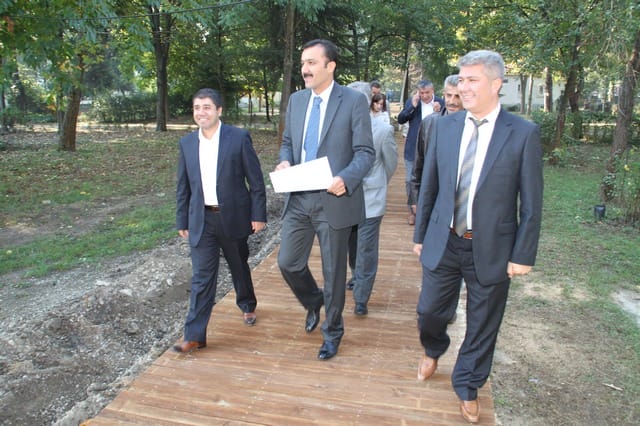 BAŞKAN KENT PARKINI İNCELEDİ