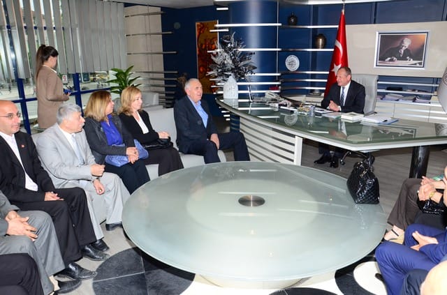 BAŞKAN KELEŞ CHP HEYETİNİ KABUL ETTİ