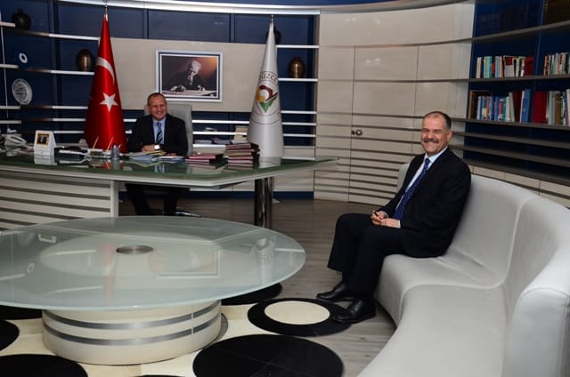 DEFTERDARDAN BAŞKAN KELEŞE ZİYARET