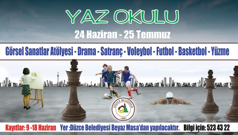 YAZ OKULU BAŞLIYOR