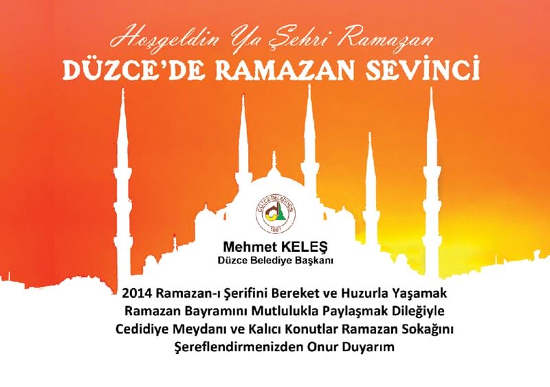 DÜZCE´DE RAMAZAN SEVİNCİ