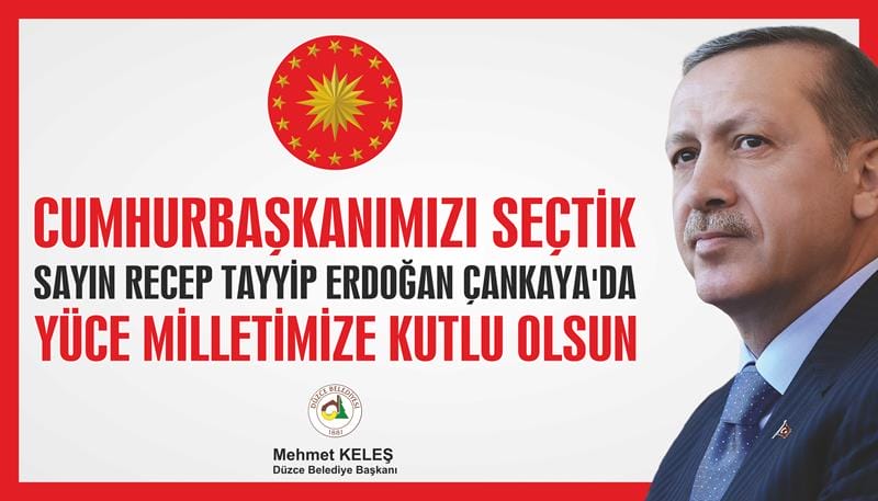 BAŞKAN KELEŞTEN TEBRİK MESAJI