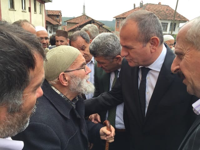 BAŞKAN KELEŞ EMEKLİ İMAMA BAŞ SAĞLIĞI DİLEDİ