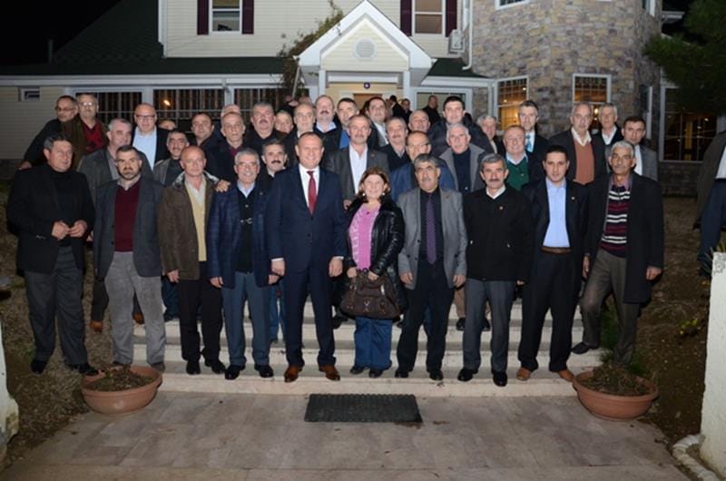 BAŞKAN KELEŞ MUHTARLARLA BİR ARADA