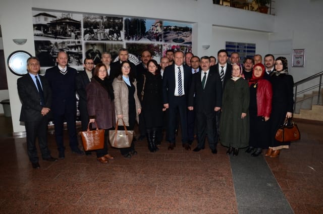 YENİ YÖNETİMDEN BAŞKAN KELEŞ´E ZİYARET