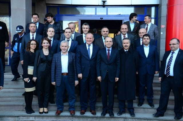 BAKAN ŞİMŞEK DÜZCE BELEDİYESİNİ ZİYARET ETTİ