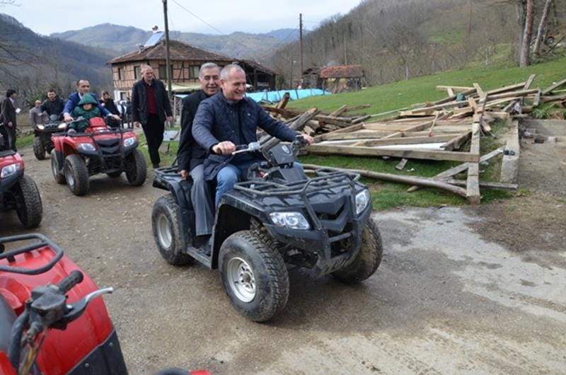BELEDİYE BAŞKANLARI, DOĞA SPORLARININ TADINI ÇIKARDI