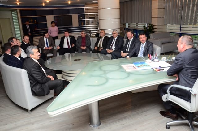 MÜSİAD İL YÖNETİMİNDEN BAŞKAN KELEŞ´E ZİYARET