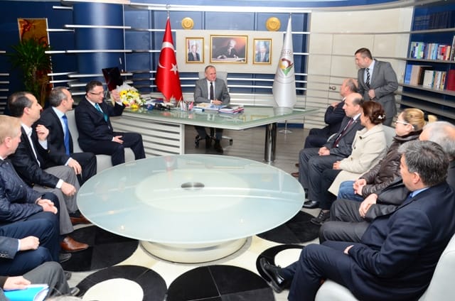 MHP İL YÖNETİMİNDEN BAŞKAN KELEŞ´E ZİYARET
