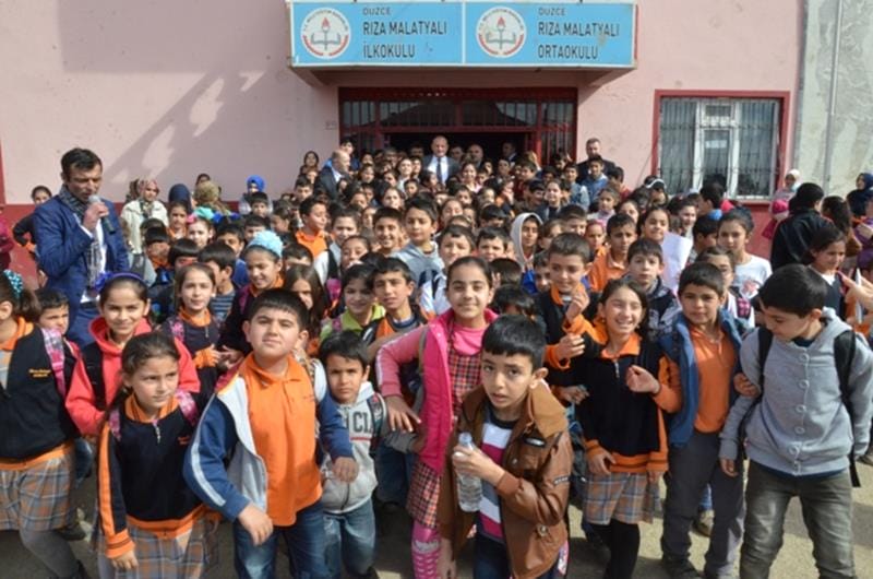 BAŞKAN KELEŞTEN RIZA MALATYALI OKULUNA İKİ ÖNEMLİ SÖZ