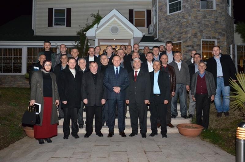 BAŞKAN KELEŞ MUHTARLARLA BİR ARADA