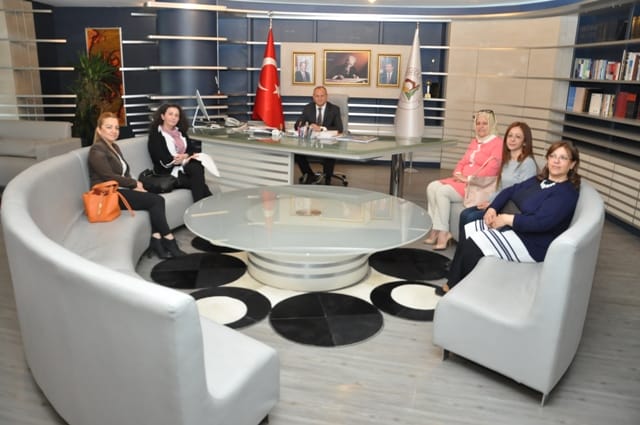 AİLE DANIŞMANLARI BAŞKAN KELEŞ İLE GÖRÜŞTÜ