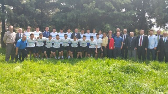 BAŞKAN KELEŞTEN U 19A MORAL ZİYARETİ