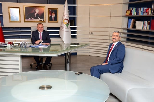BAŞSAVCI VEKİLİNDEN BAŞKAN KELEŞ´E VEDA ZİYARETİ