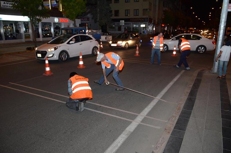 İSTANBUL CADDESİNDE SON RÖTUŞLAR TAMAMLANDI