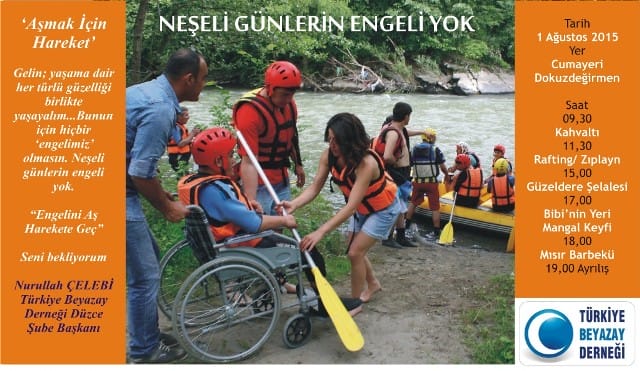 ENGELLİLERLE RAFTİNG