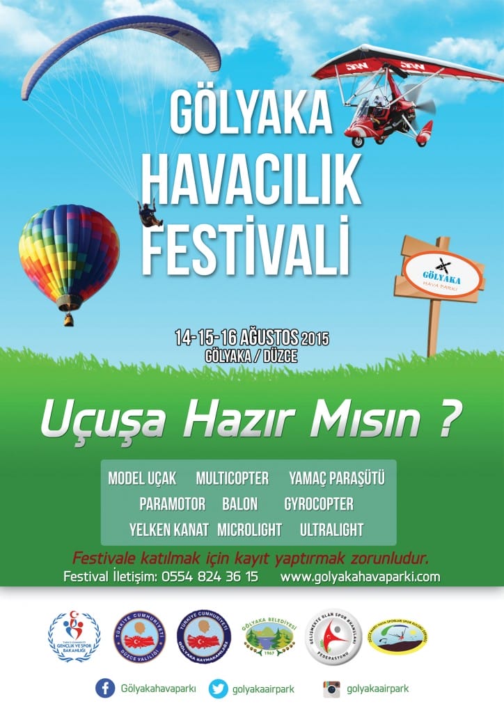 DÜZCE İÇİN YAMAÇ PARAŞÜTÜ