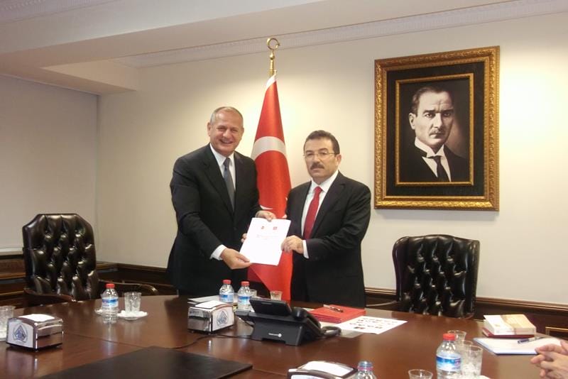 BAŞKANLAR SORUNLARINI BAKAN´A İLETTİ