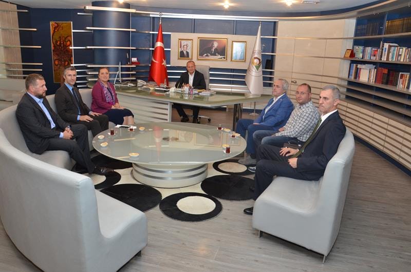 REKTÖRDEN BAŞKAN´A ZİYARET