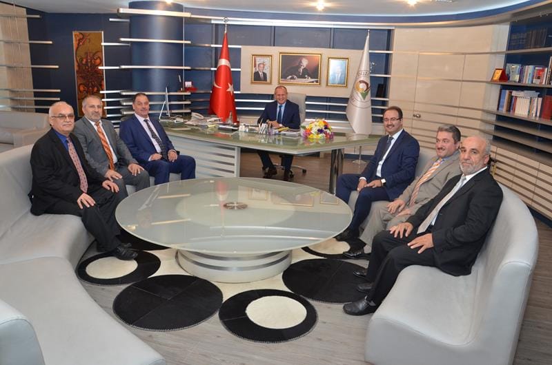 DİN GÖREVLİLERİNDEN BAŞKAN KELEŞ´E ZİYARET