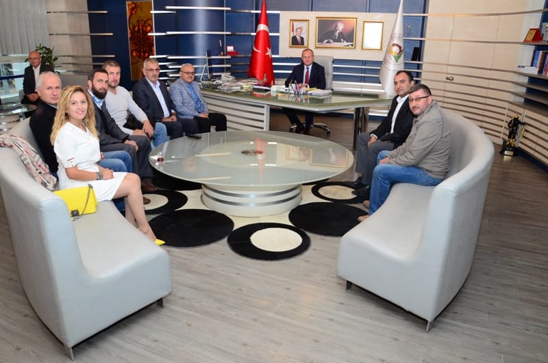 YAPI SANATLARI HEYETİ BAŞKAN KELEŞ´İ MAKAMINDA ZİYARET ETTİ