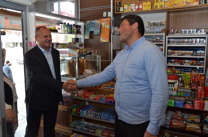 BAŞKAN KELEŞ DESTEK TURUNDA