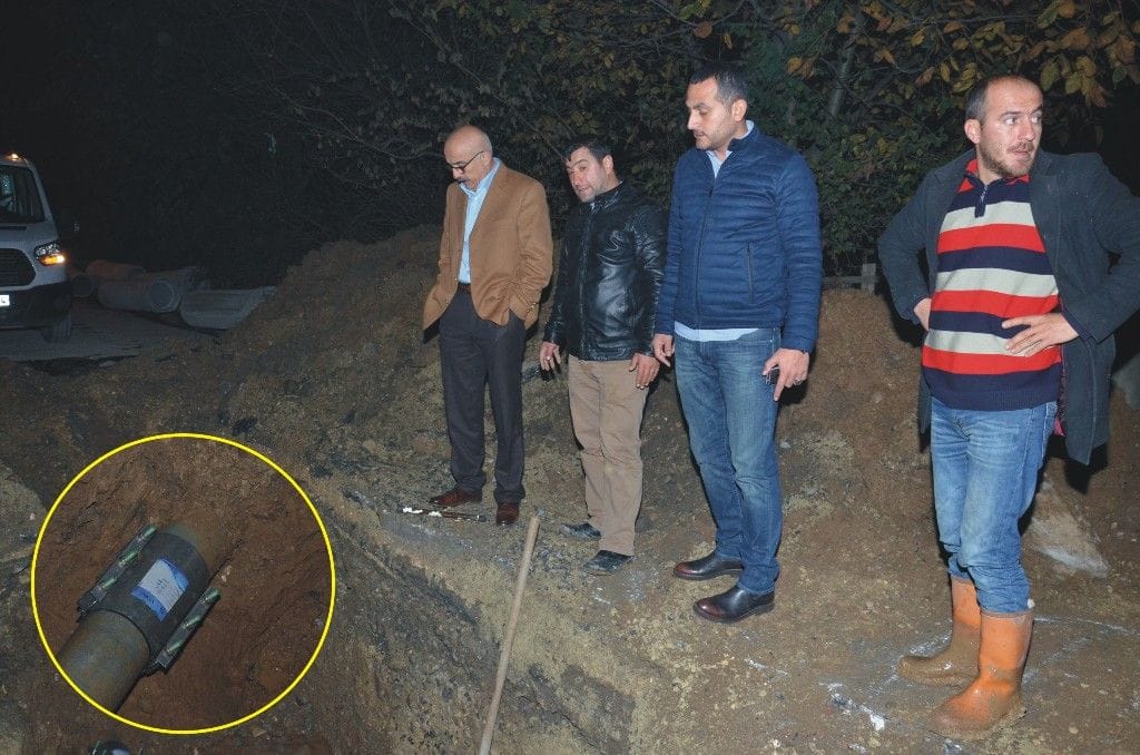 İÇME SUYU HATLARI YENİLENİYOR