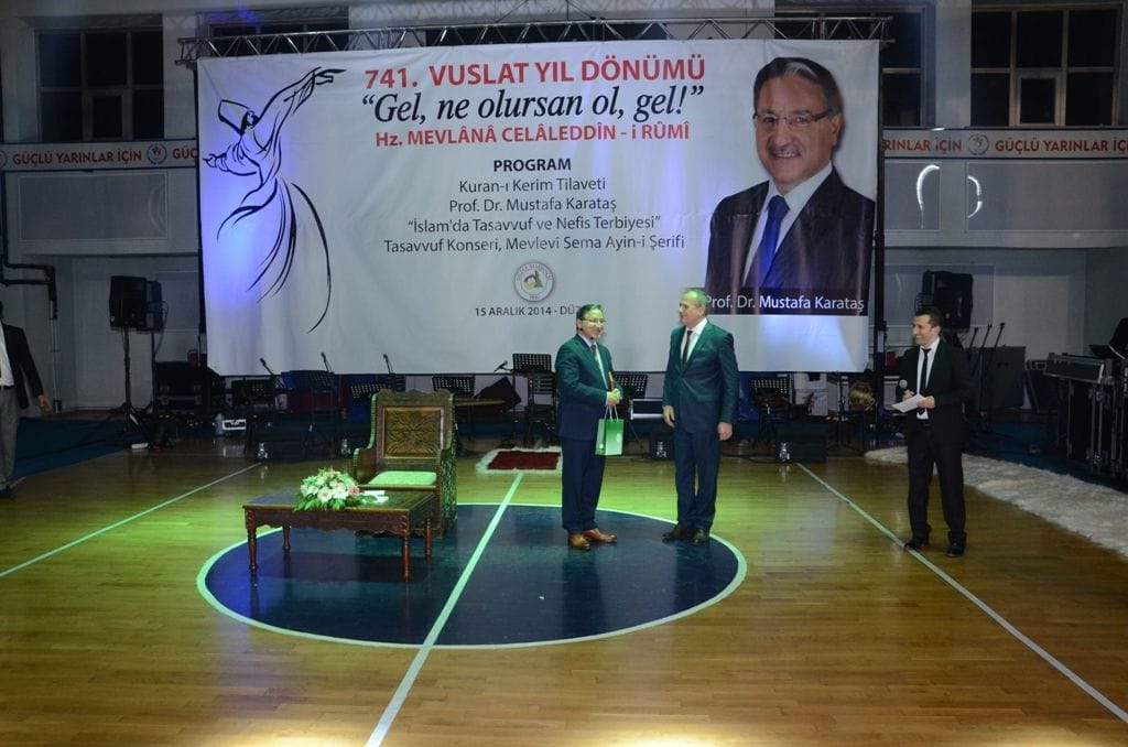 MEVLANA HOŞGÖRÜNÜN SEMBOLÜDÜR