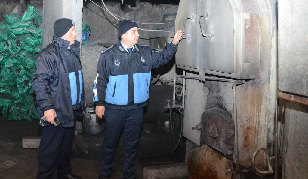 KALORİFER KAZANLARI DENETLENİYOR