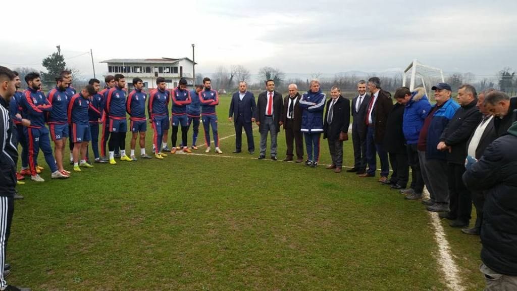DÜZCESPOR’A MORAL ZİYARETİ