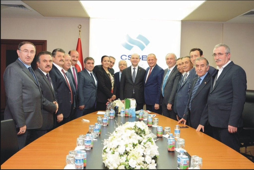 BAŞKANDAN BAKAN ZİYARETİ