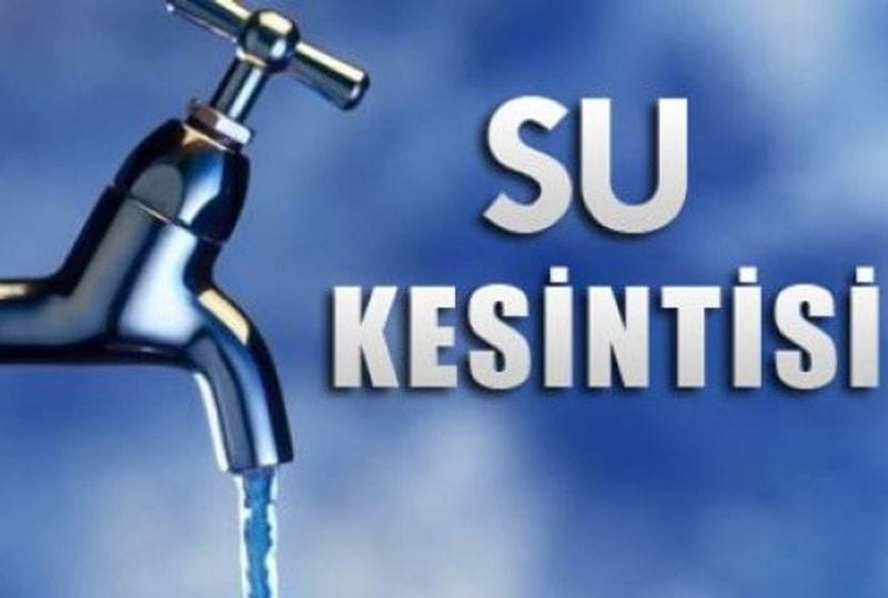 SU KESİNTİSİ YAPILACAK