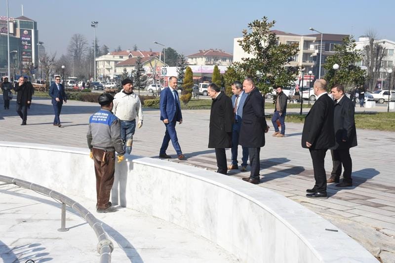 VALİ VE BAŞKANIN SAHA İNCELEMELERİ