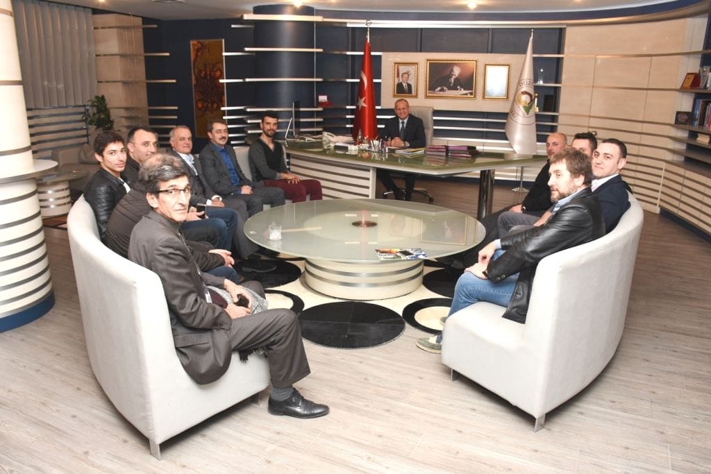 DÜNYA ŞAMPİYONUNDAN BAŞKANA ZİYARET
