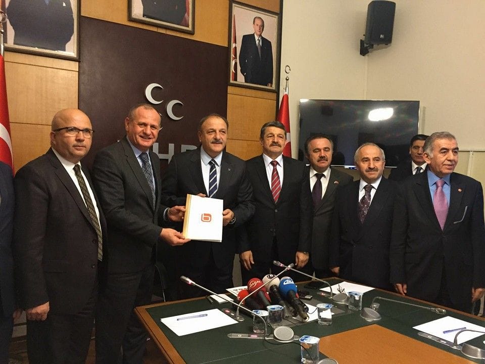 GENEL BAŞKANDAN MHP ZİYARETİ
