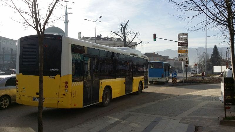 GAZLI OTOBÜS SEFERDE