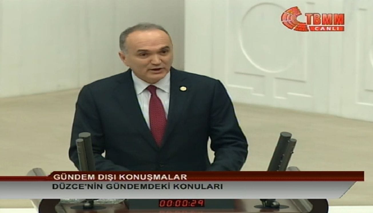 ÖZLÜ MECLİSTE DÜZCE Yİ ANLATTI