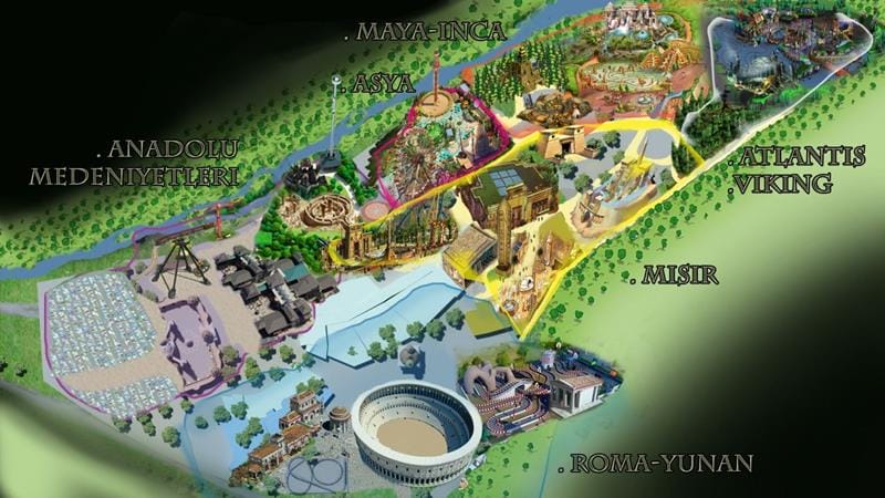 MELENSU PARK PROJESİNDE TEMA PARK