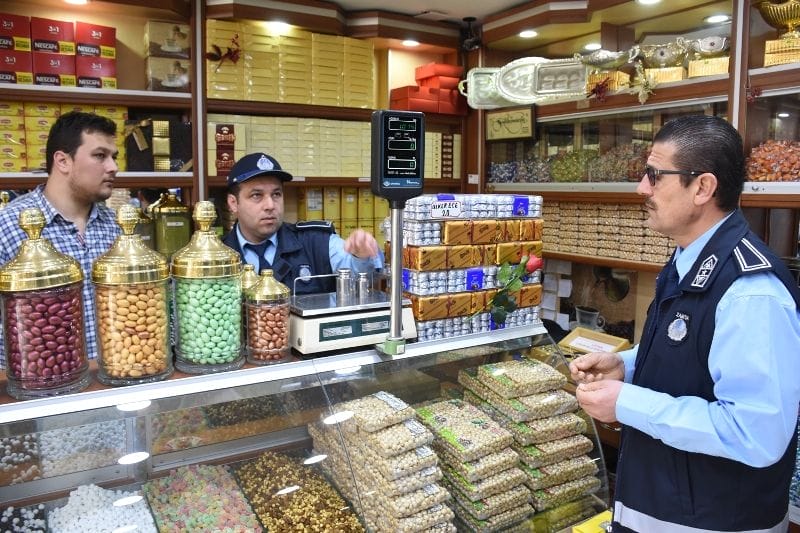 ÖLÇÜ TARTI ALETLERİ KONTROL EDİLDİ