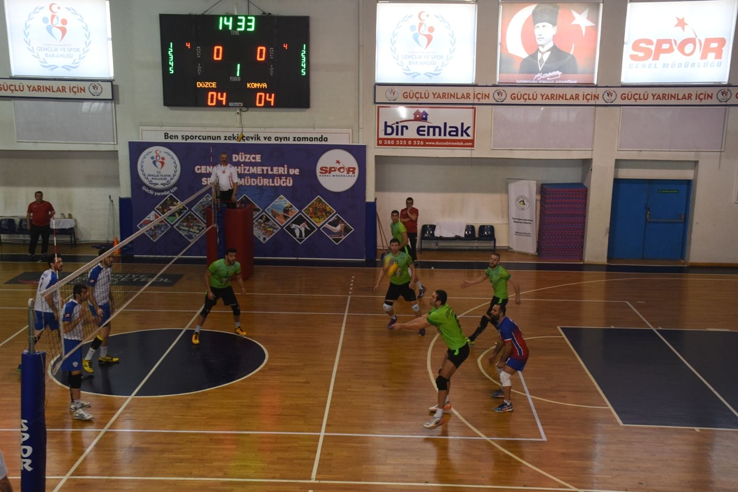 VOLEYBOLDA LİGİ TAMAMLANDI
