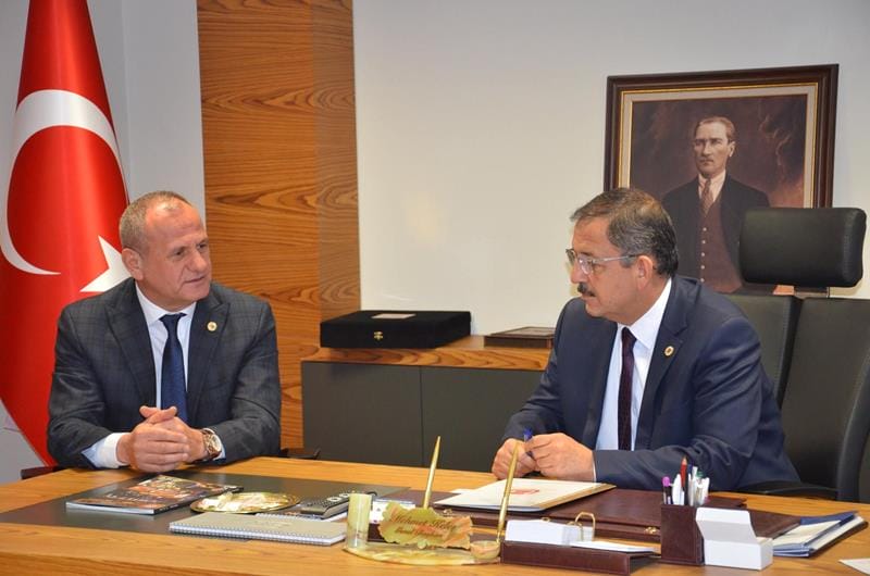 MEHMET ÖZHASEKİ BAŞKANLAR BİRLİĞİ’Nİ ZİYARET ETTİ