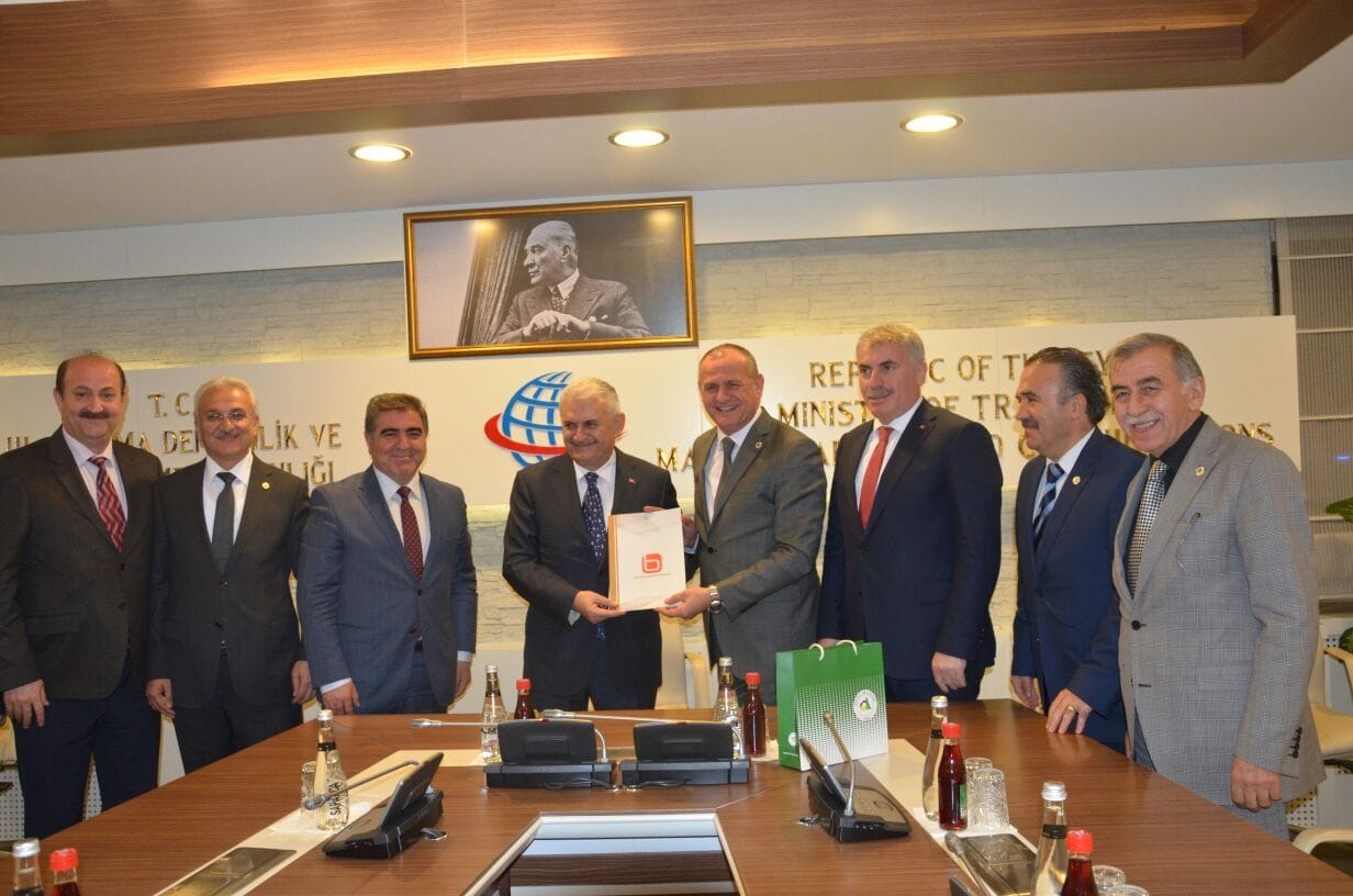 BAŞKANLAR BİRLİĞİ, BAKAN BİNALİ YILDIRIM’I ZİYARET ETTİ