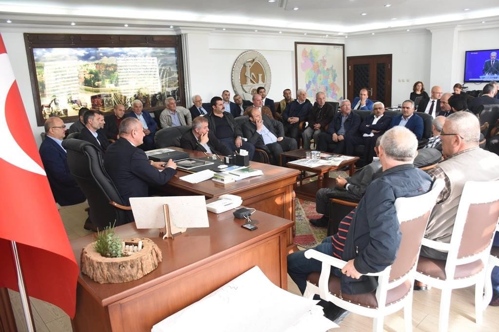 OTOGAR ESNAFI BAŞKAN KELEŞ İLE GÖRÜŞTÜ