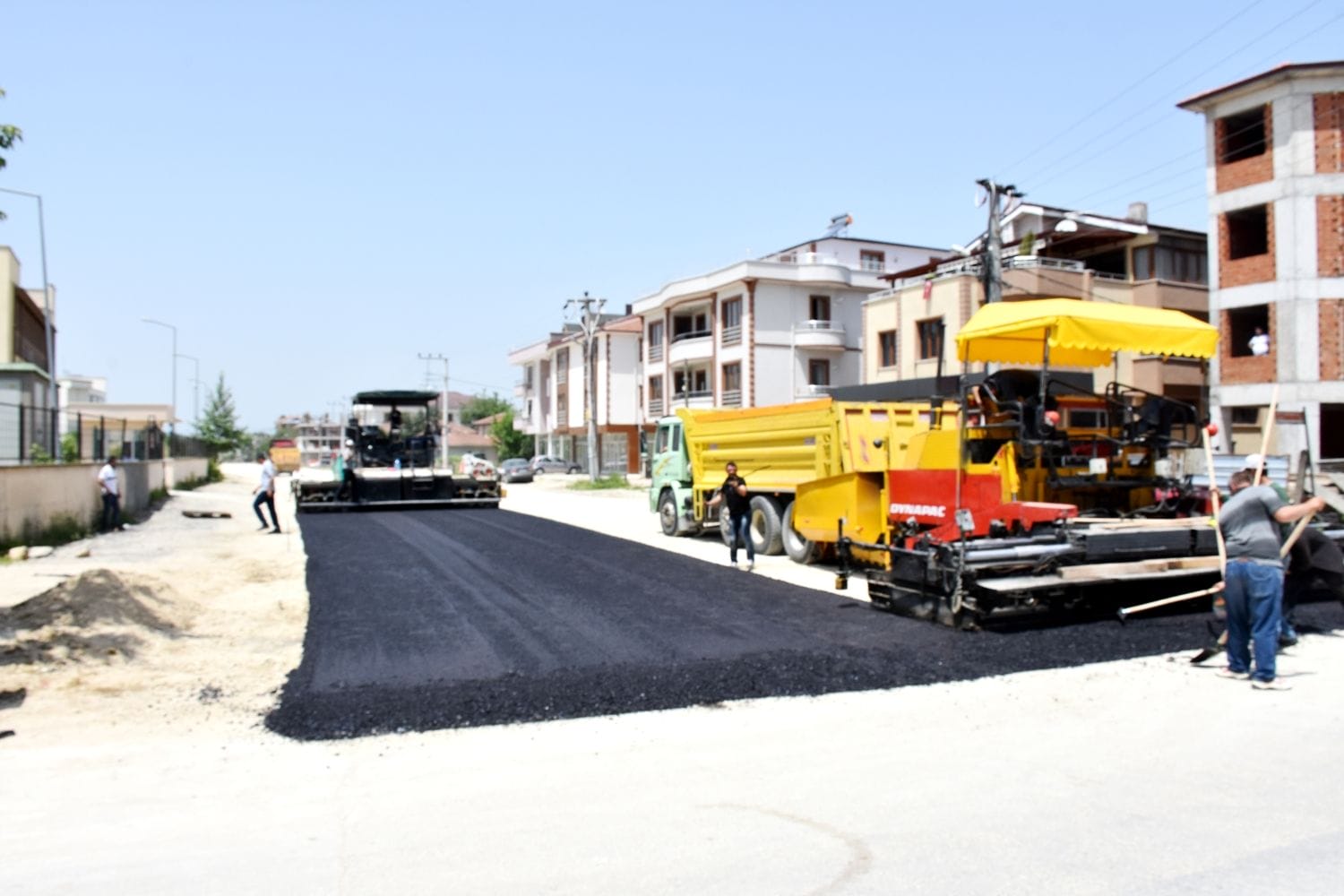 YENİ HASTANE YOLU ASFALTLANIYOR