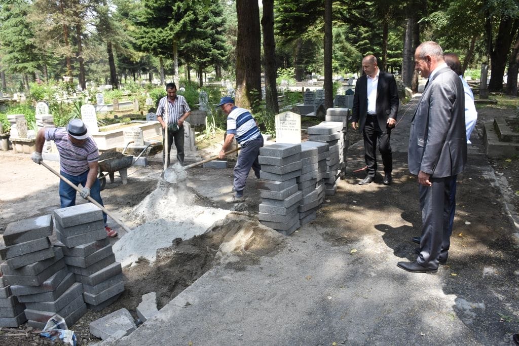 SAHA ÇALIŞMALARINI YERİNDE İNCELEDİ