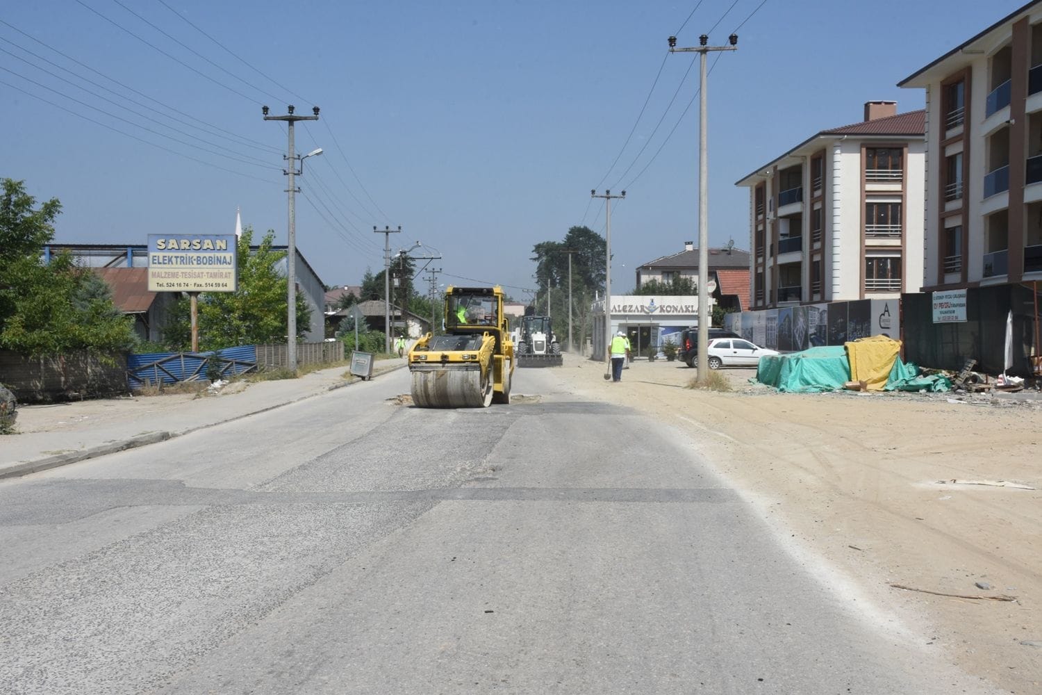 ASFALTLAMA BEYKÖY YOLUNDA