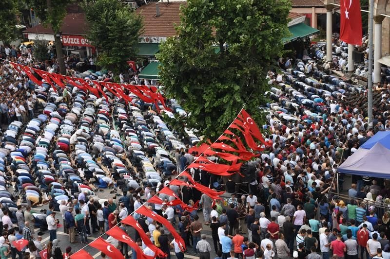 ŞEHİDİMİZİ UĞURLADIK