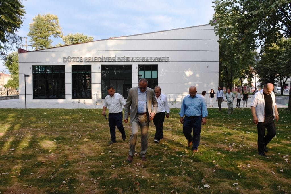 BAŞKAN KELEŞ NİKAH SALONUNDA İNCELEMELERDE BULUNDU